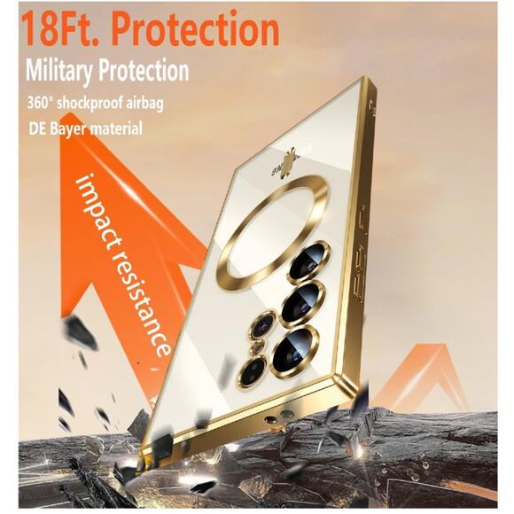 Samsung Galaxy S25 Ultra Case with 2X Screen Protector & Camera Protection, - Picture 2 of 6